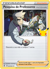 Pesquisa de Professores - Pokémon TCG - MoxLand