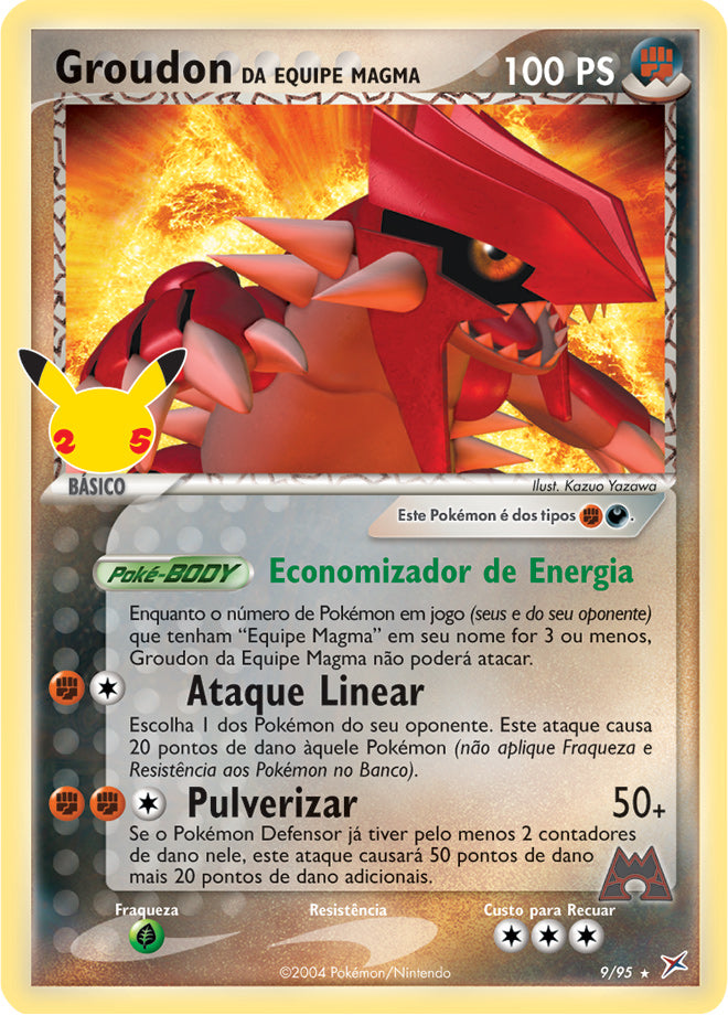 Groudon da Equipe Magma - Pokémon TCG - MoxLand