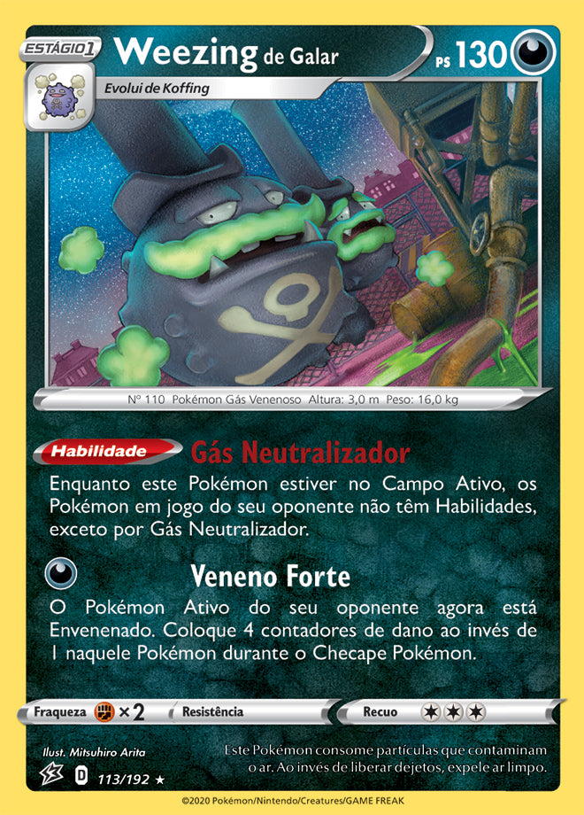 Weezing de Galar - Pokémon TCG - MoxLand