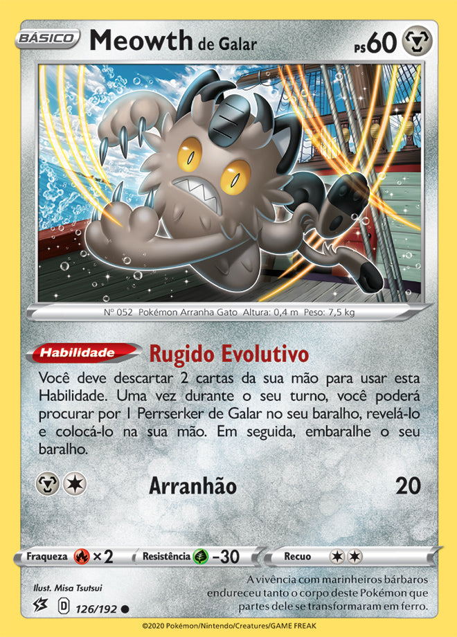 Meowth de Galar - Pokémon TCG - MoxLand