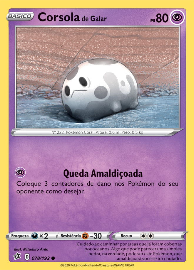 Corsola de Galar - Pokémon TCG - MoxLand