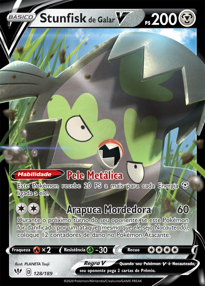 Stunfisk V de Galar - Pokémon TCG - MoxLand