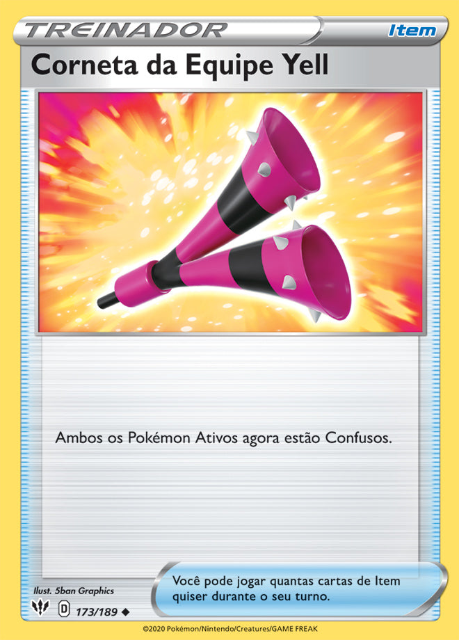 Corneta da Equipe Yell - Pokémon TCG - MoxLand