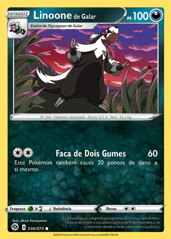 Linoone de Galar - Pokémon TCG - MoxLand