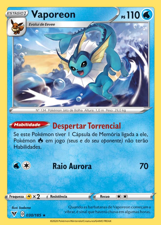 Vaporeon - Pokémon TCG - MoxLand