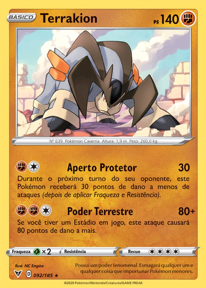 Terrakion - Pokémon TCG - MoxLand