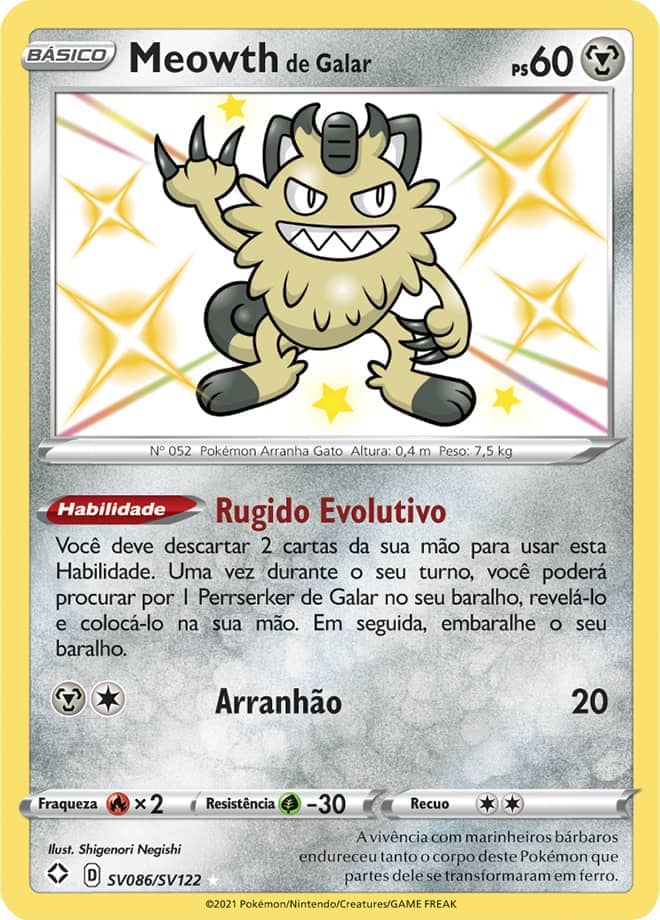 Meowth de Galar - Pokémon TCG - MoxLand