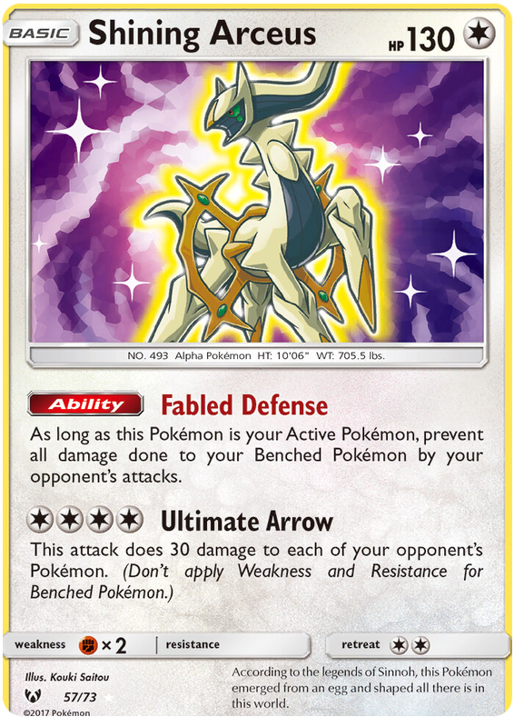 Arceus Luminescente - Pokémon TCG - MoxLand