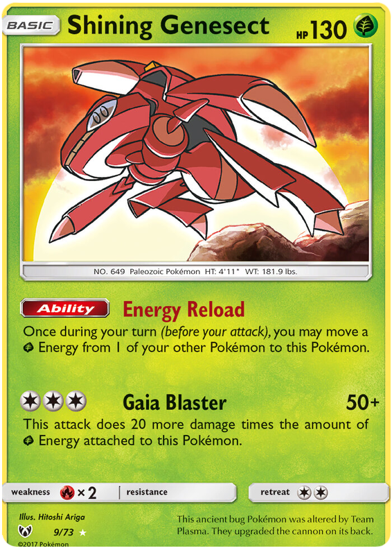 Genesect Luminescente - Pokémon TCG - MoxLand