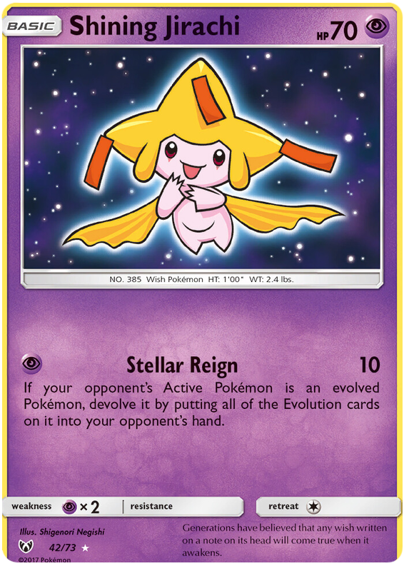 Jirachi Luminescente - Pokémon TCG - MoxLand