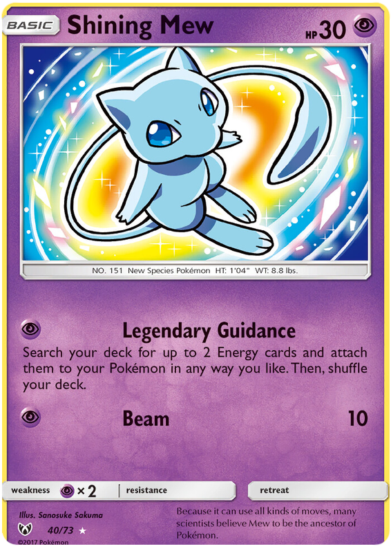 Mew Luminescente - Pokémon TCG - MoxLand