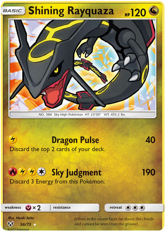 Rayquaza Luminescente - Pokémon TCG - MoxLand