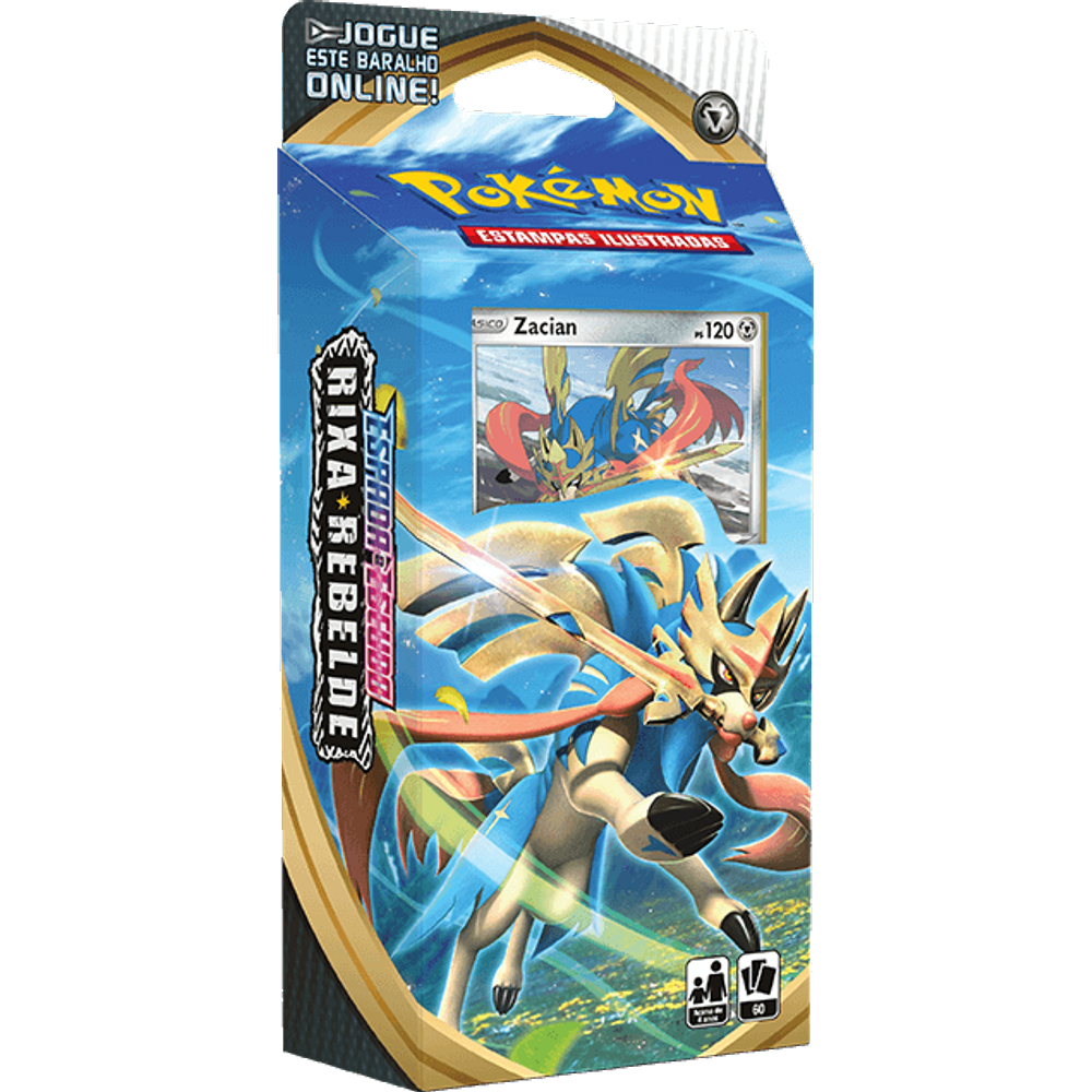 Starter Deck - Espada e Escudo 2 Rixa Rebelde Zacian - Pokémon TCG - MoxLand