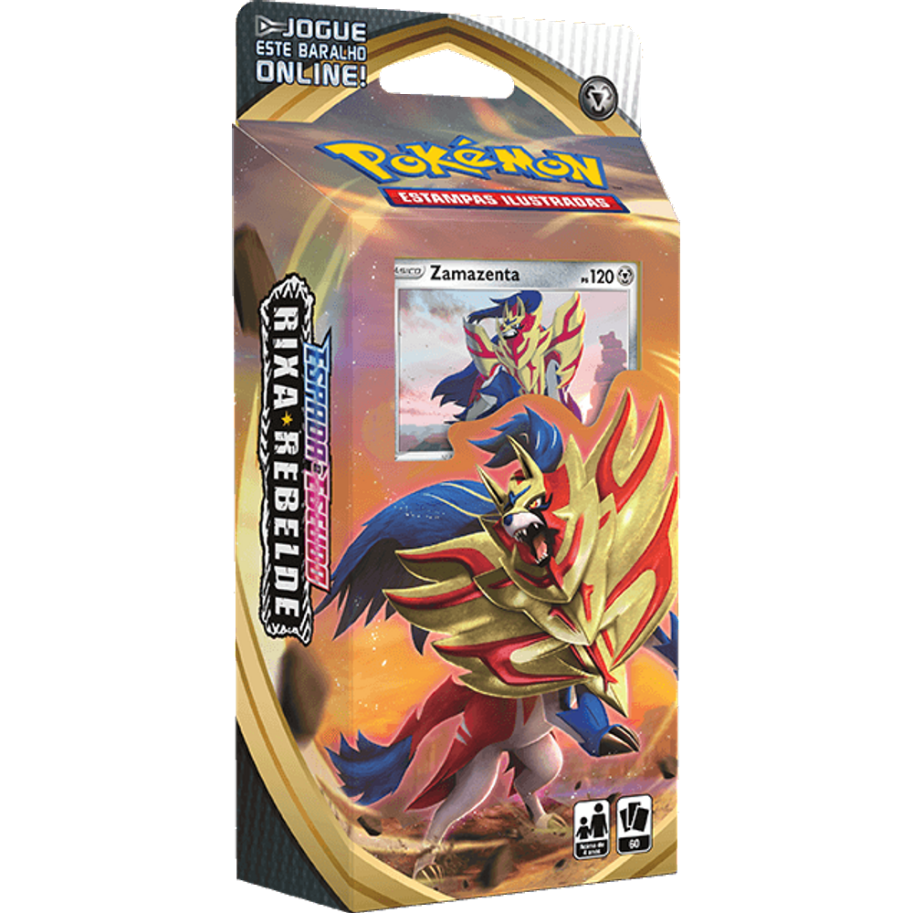 Starter Deck - Espada e Escudo 2 Rixa Rebelde Zamazenta - Pokémon TCG - MoxLand