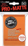 Ultra PRO - 50 unidades Pro-Matte Orange Standard Deck Protectors - Ultra PRO - MoxLand