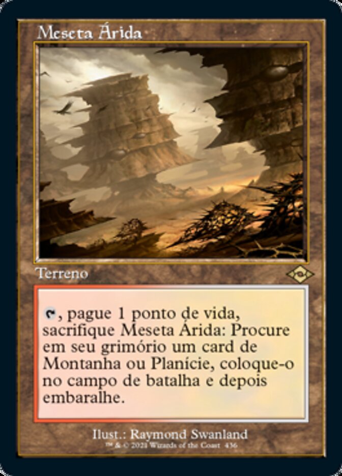 Meseta Árida / Arid Mesa - Magic: The Gathering - MoxLand