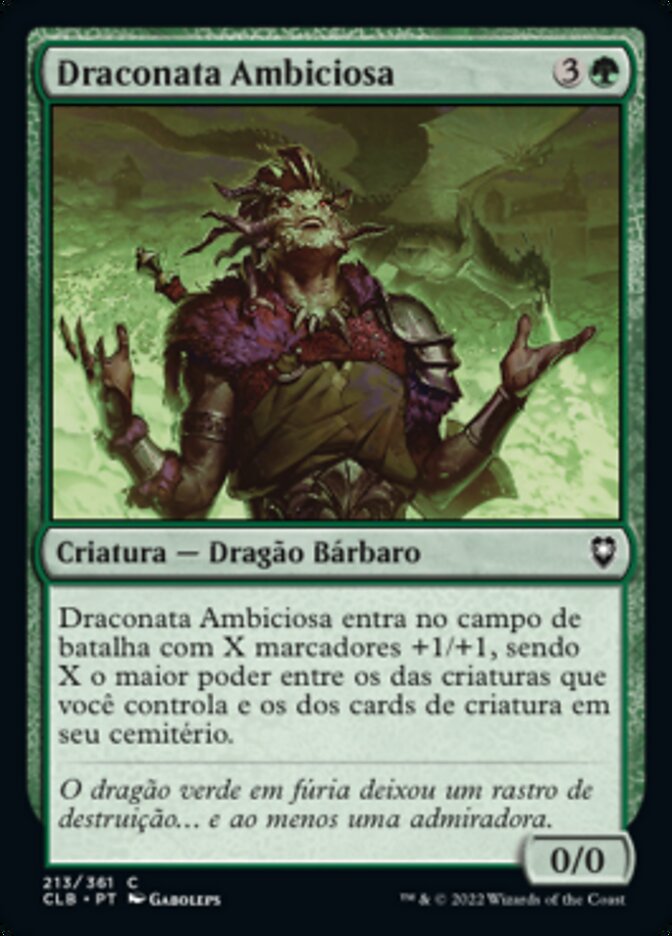 Draconata Ambiciosa / Ambitious Dragonborn - Magic: The Gathering - MoxLand