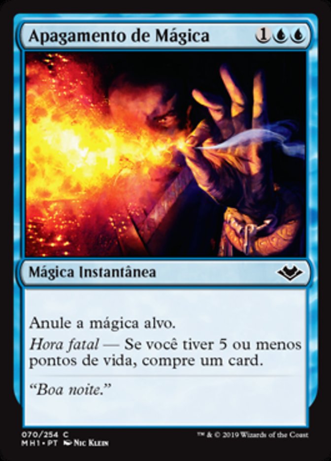 Apagamento de Mágica / Spell Snuff - Magic: The Gathering - MoxLand