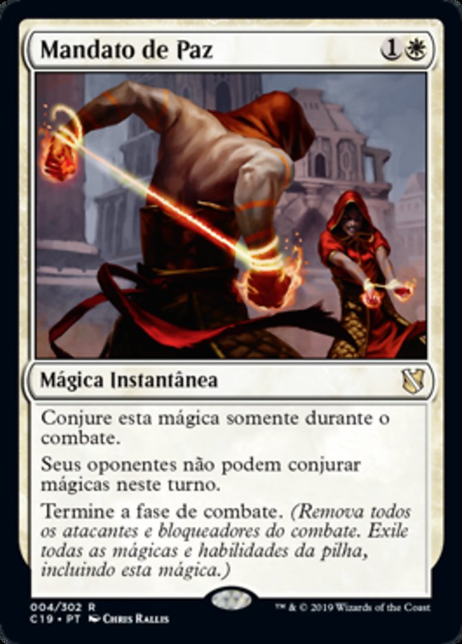 Mandato de Paz / Mandate of Peace - Magic: The Gathering - MoxLand