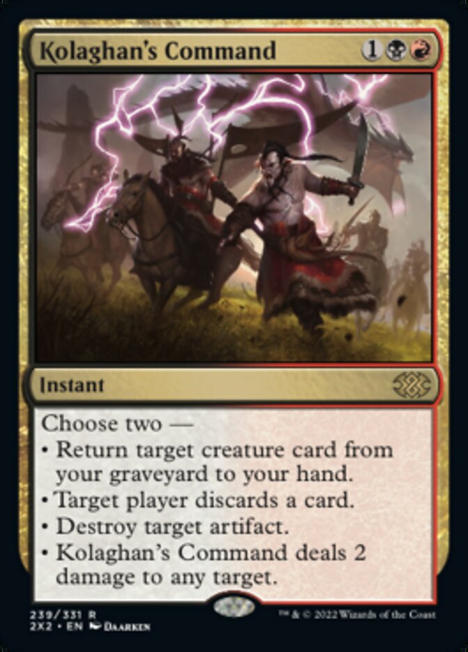 Comando de Kolaghan / Kolaghan's Command - Magic: The Gathering - MoxLand