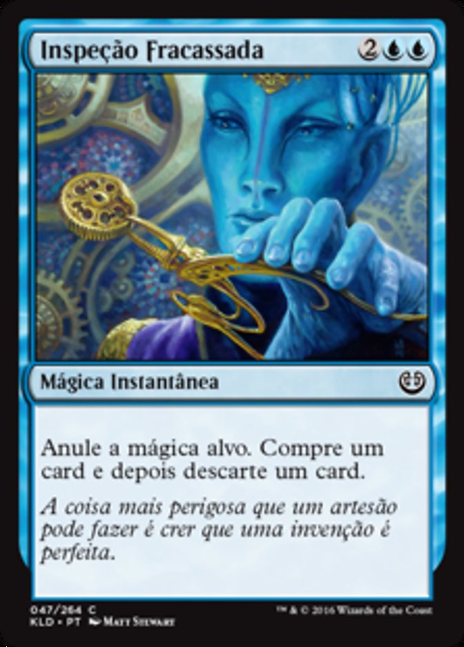 Inspeção Fracassada / Failed Inspection - Magic: The Gathering - MoxLand