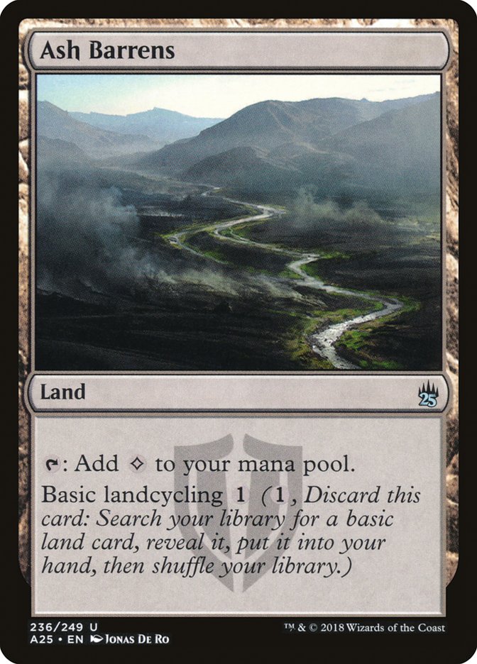 Desolação Fumegante / Ash Barrens - Magic: The Gathering - MoxLand