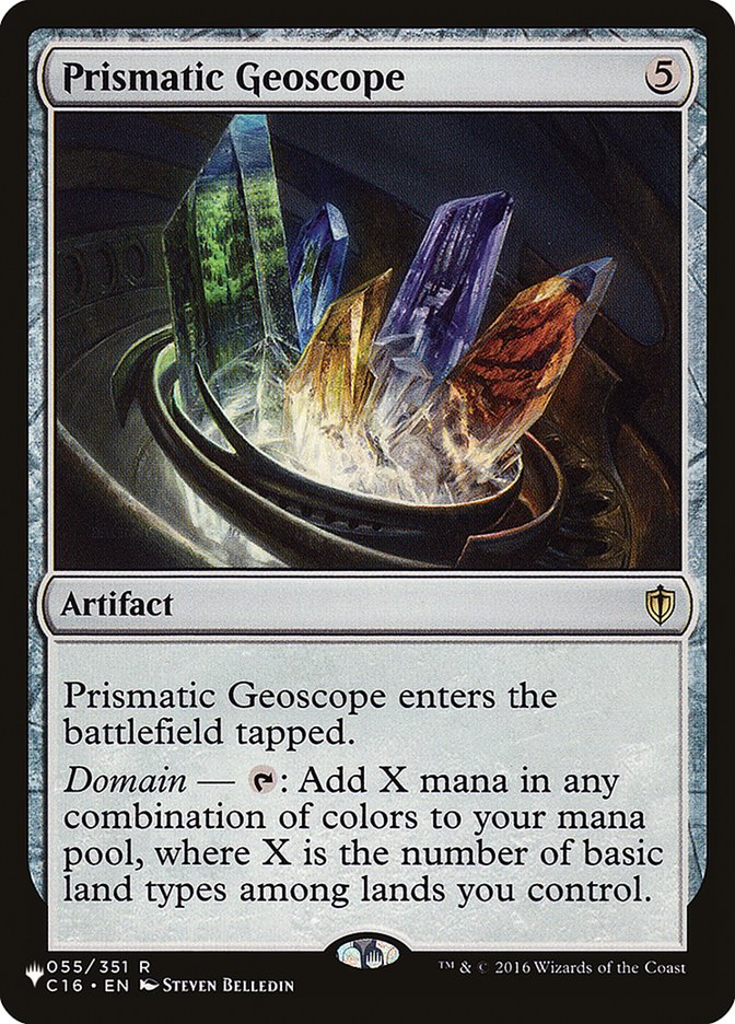 Geoscópio Prismático / Prismatic Geoscope - Magic: The Gathering - MoxLand