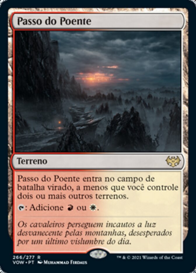 Passo do Poente / Sundown Pass - Magic: The Gathering - MoxLand