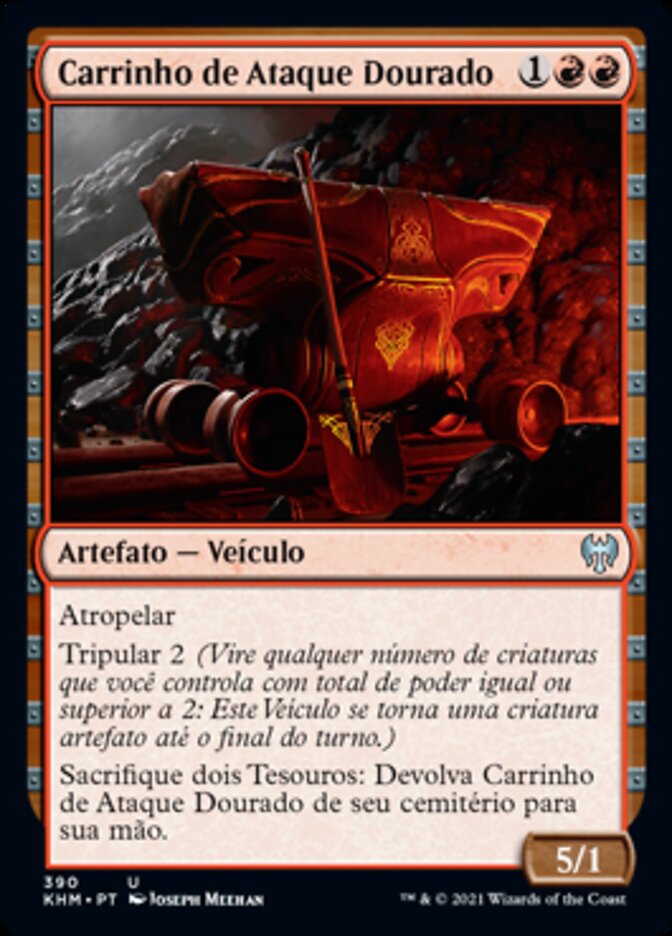 Carrinho de Ataque Dourado / Gilded Assault Cart - Magic: The Gathering - MoxLand