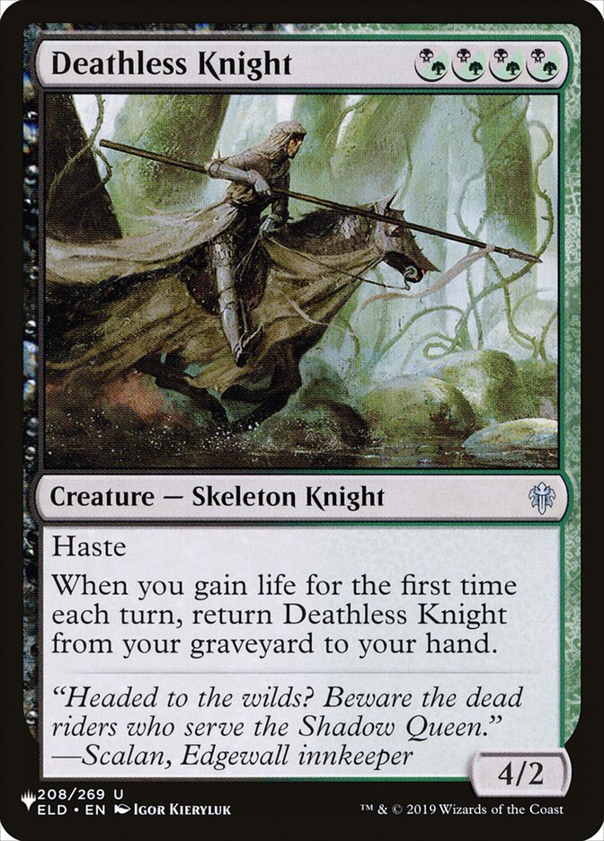 Cavaleiro Imorredouro / Deathless Knight - Magic: The Gathering - MoxLand