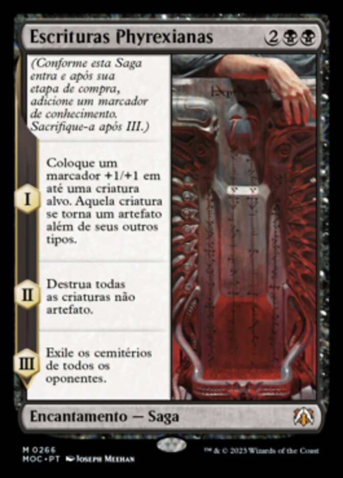 Escrituras Phyrexianas / Phyrexian Scriptures - Magic: The Gathering - MoxLand