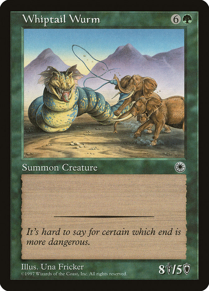Whiptail Wurm / Whiptail Wurm - Magic: The Gathering - MoxLand