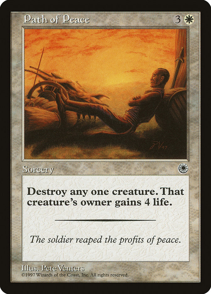 Caminho da Paz / Path of Peace - Magic: The Gathering - MoxLand