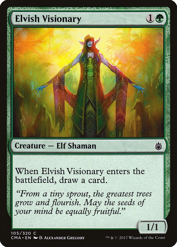 Visionário Élfico / Elvish Visionary - Magic: The Gathering - MoxLand