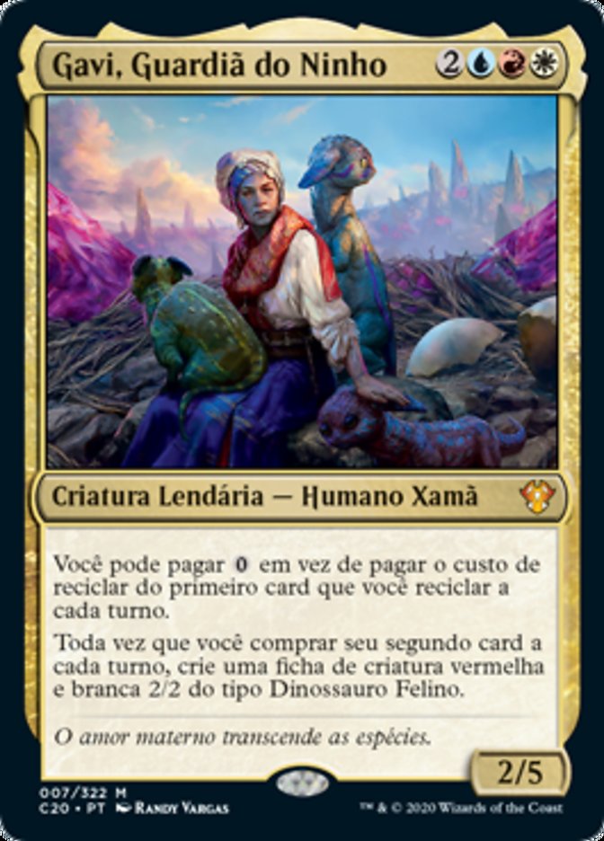 Gavi, Guardiã do Ninho / Gavi, Nest Warden - Magic: The Gathering - MoxLand