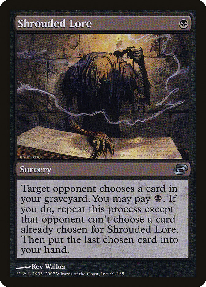 Sabedoria Oculta / Shrouded Lore - Magic: The Gathering - MoxLand