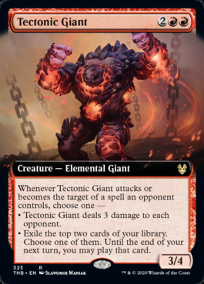 Gigante Tectônico / Tectonic Giant - Magic: The Gathering - MoxLand
