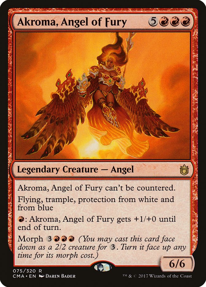 Akroma, Anjo da Fúria / Akroma, Angel of Fury - Magic: The Gathering - MoxLand