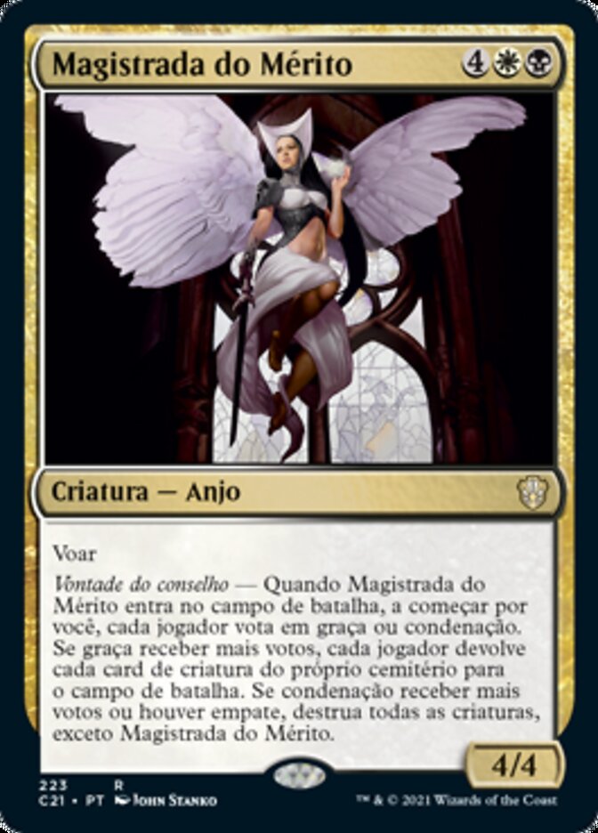 Magistrada do Mérito / Magister of Worth - Magic: The Gathering - MoxLand