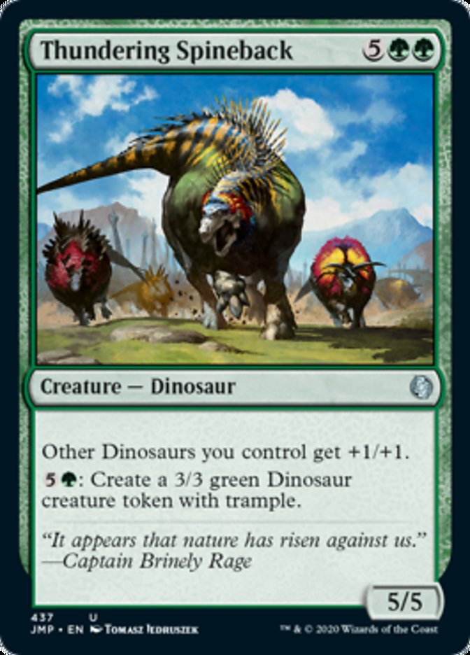 Espinodorso Trovejante / Thundering Spineback - Magic: The Gathering - MoxLand