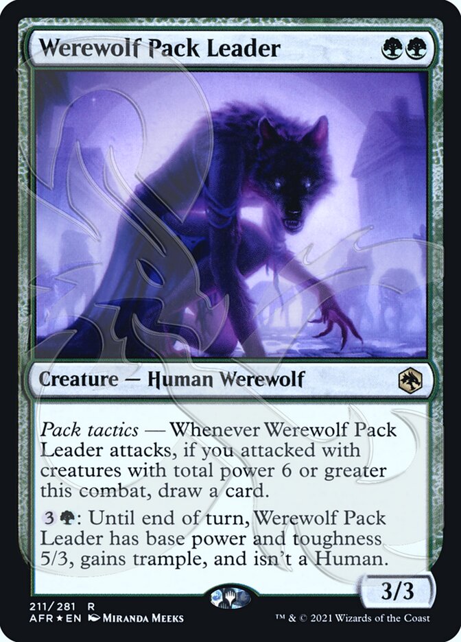 Líder de Matilha de Lobisomens / Werewolf Pack Leader - Magic: The Gathering - MoxLand