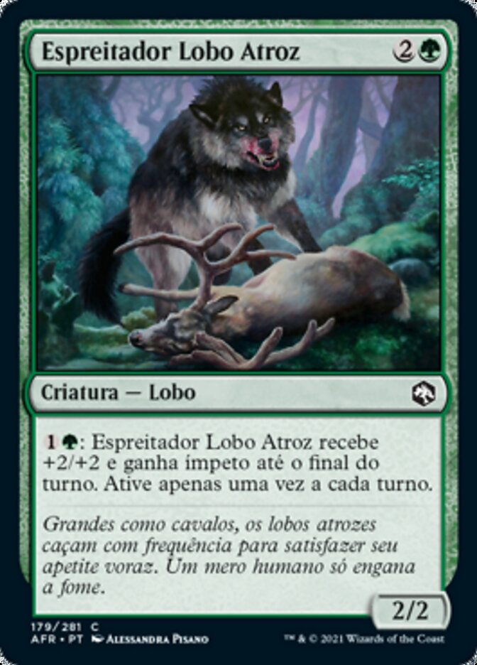 Espreitador Lobo Atroz / Dire Wolf Prowler - Magic: The Gathering - MoxLand