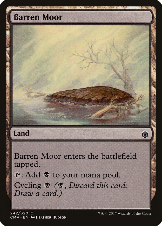 Charneca Estéril / Barren Moor - Magic: The Gathering - MoxLand