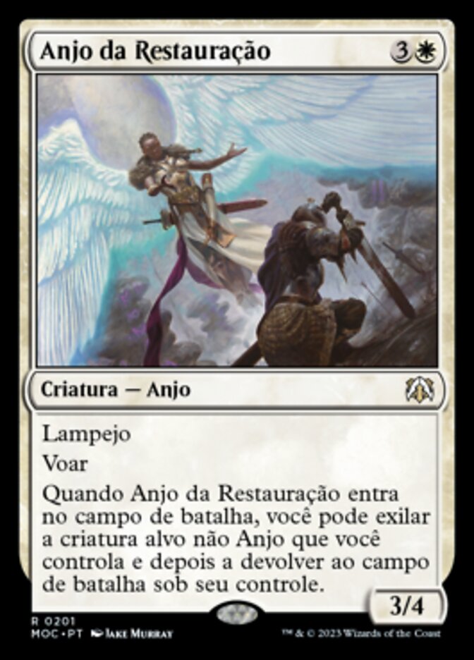 Anjo da Restauração / Restoration Angel - Magic: The Gathering - MoxLand