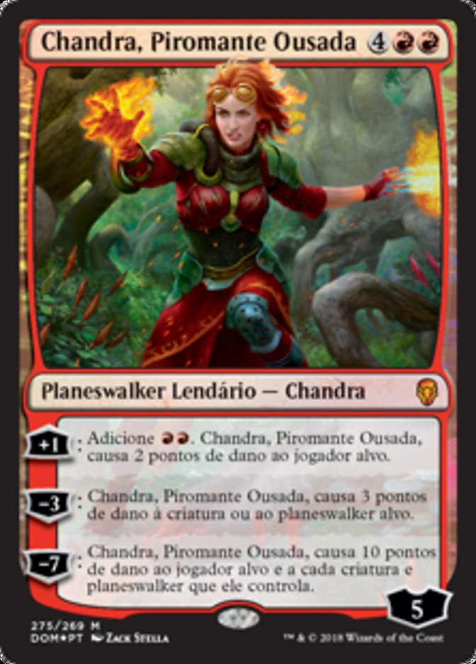 Chandra, Piromante Ousada / Chandra, Bold Pyromancer - Magic: The Gathering - MoxLand