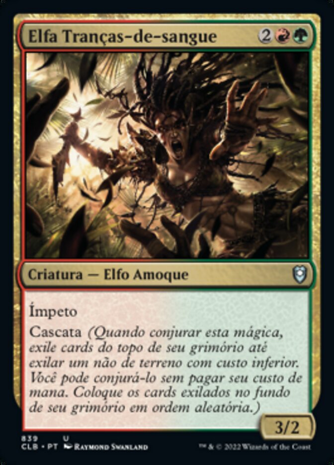 Elfa Tranças-de-sangue / Bloodbraid Elf - Magic: The Gathering - MoxLand