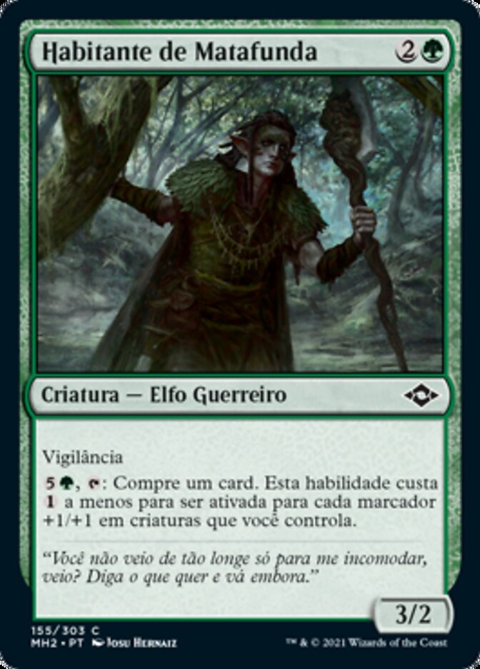 Habitante de Matafunda / Deepwood Denizen - Magic: The Gathering - MoxLand