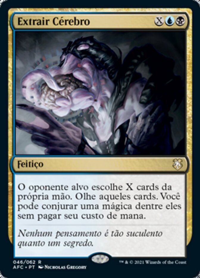 Extrair Cérebro / Extract Brain - Magic: The Gathering - MoxLand