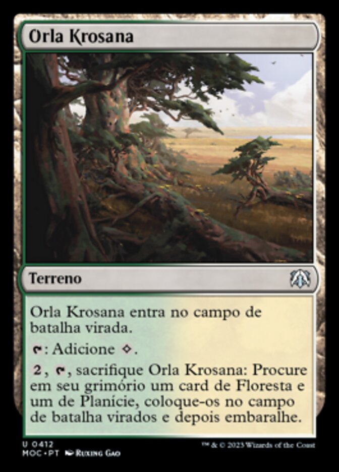 Orla Krosana / Krosan Verge - Magic: The Gathering - MoxLand