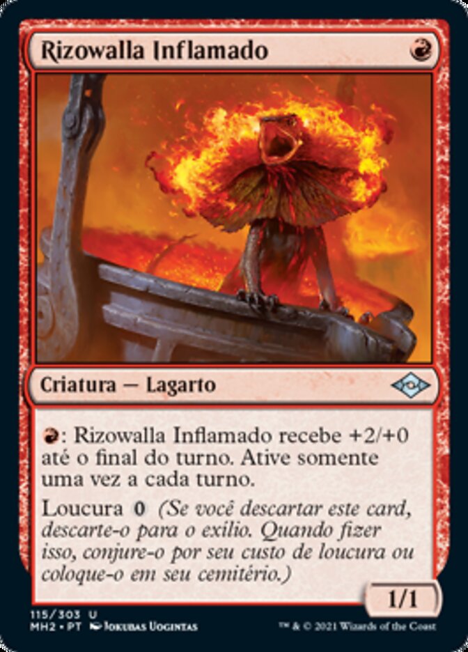 Rizowalla Inflamado / Blazing Rootwalla - Magic: The Gathering - MoxLand